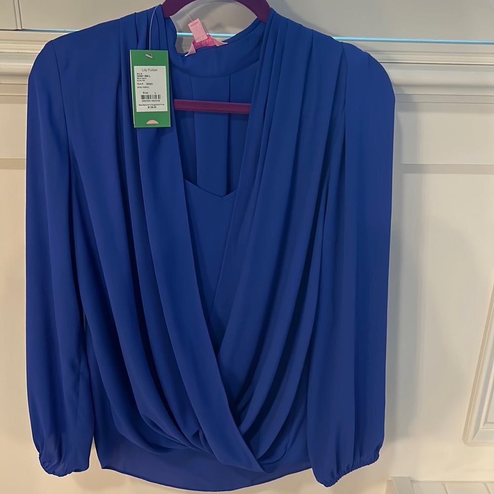 Beautiful blue top